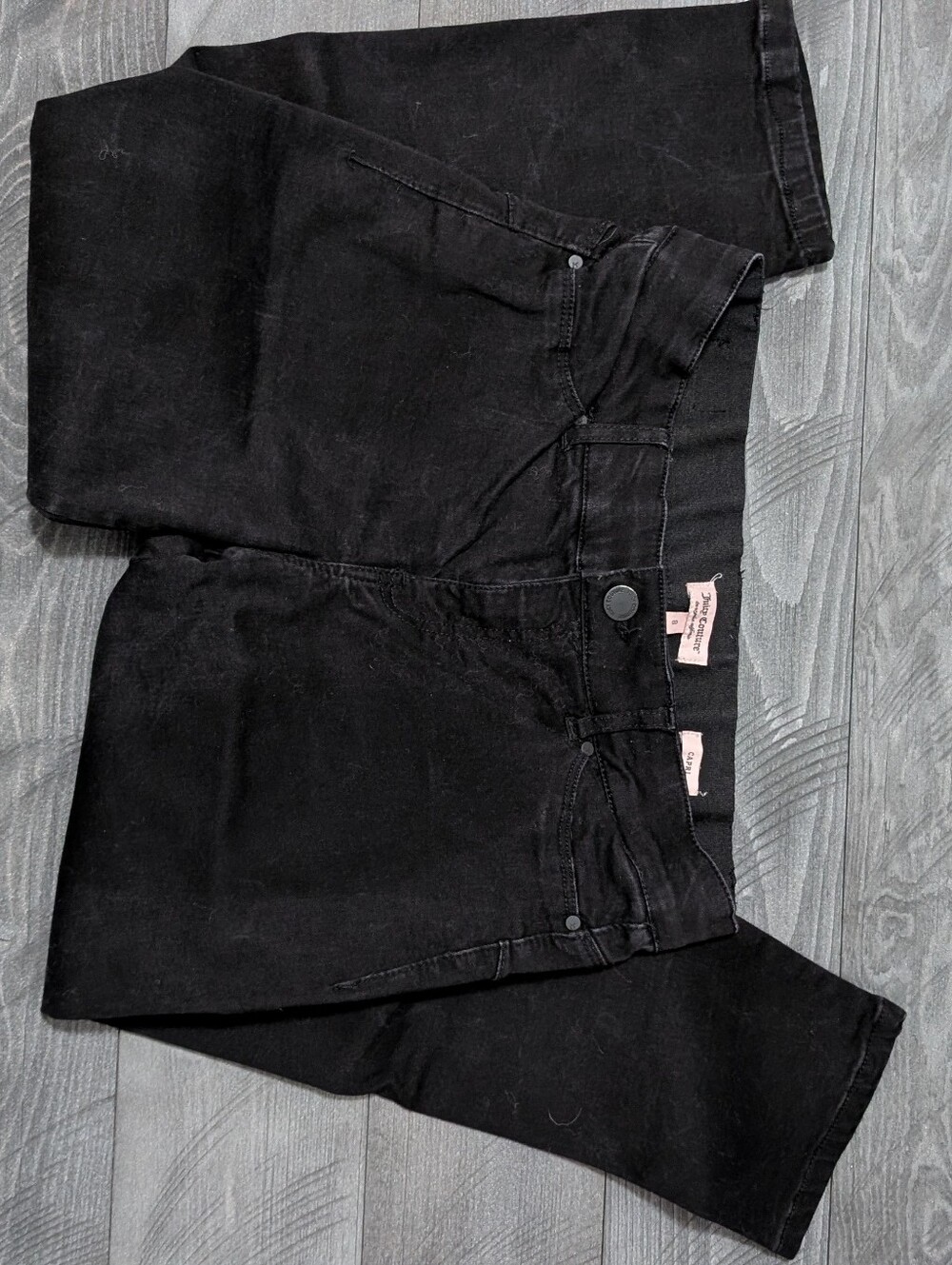 Juicy Couture Black Jeans Capri - Sleek Stretch Fit Size 8
